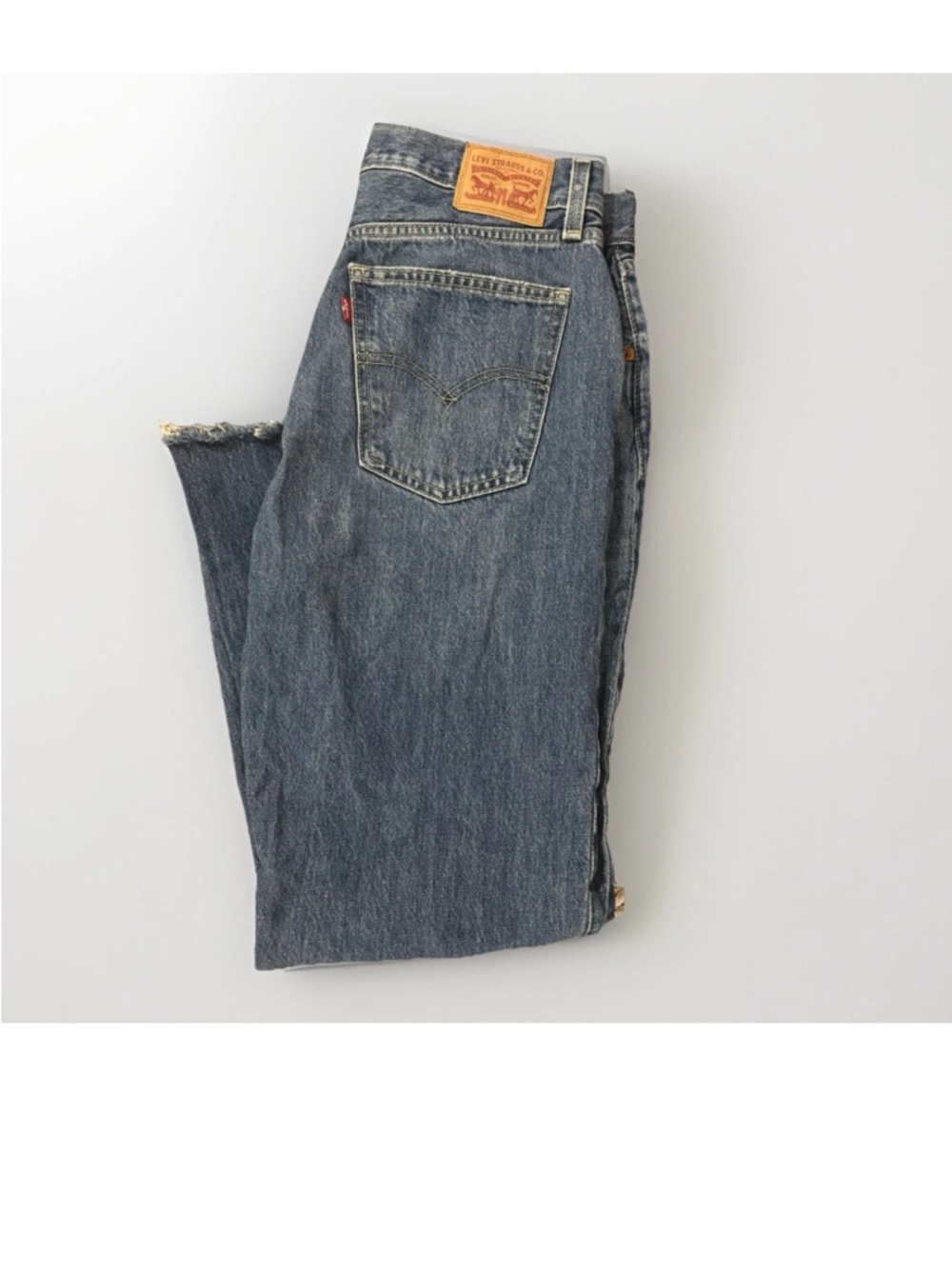 Levi's Women's Blue Straight-Leg Jeans